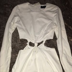White Haute Mini Dress